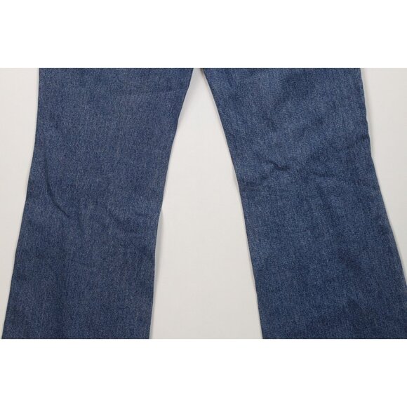 Vintage 90s Streetwear Mens 30x30 Distressed Flared Bell Bottoms Denim Jeans - Picture 12 of 14
